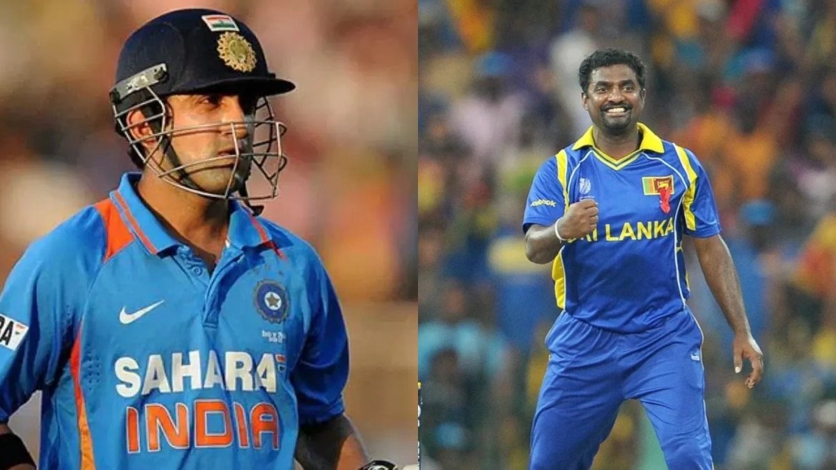 Gautam Gambhir से ज्यादा मुथैया मुरलीधरन ने मारे हैं छक्के? इस रिकॉर्ड की क्या है सच्चाई; यहां जानें