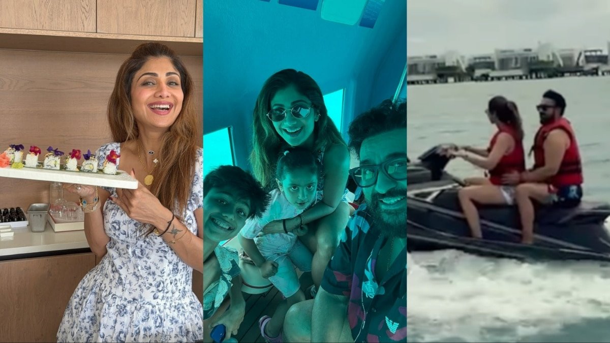 पति संग की बोटिंग, तो बच्चों के साथ देखी समुद्र के नीचे की दुनिया, मालदीव में शिल्पा शेट्टी ने एंजॉय किया वेकेशन
