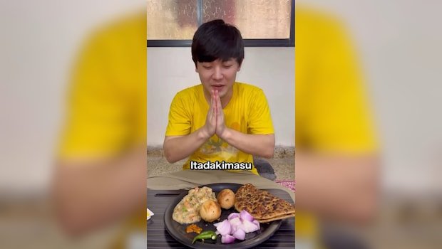 Watch: Japanese Man Eats Litti Chokha For The First Time, Heres How He Reacted