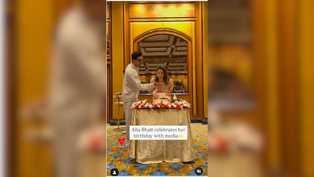 Alia Bhatts Pre-Birthday Bash: Cake, Laughter And Cute Husband-Wife Moment