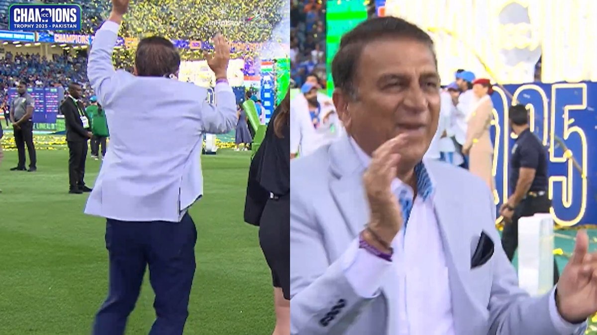 चैंपियंस ट्रॉफी जीत के जश्न में बच्चों की तरह नाचने लगे 75 साल के सुनील गावस्कर, फैंस बोले, आलोचना करने वाला ही..