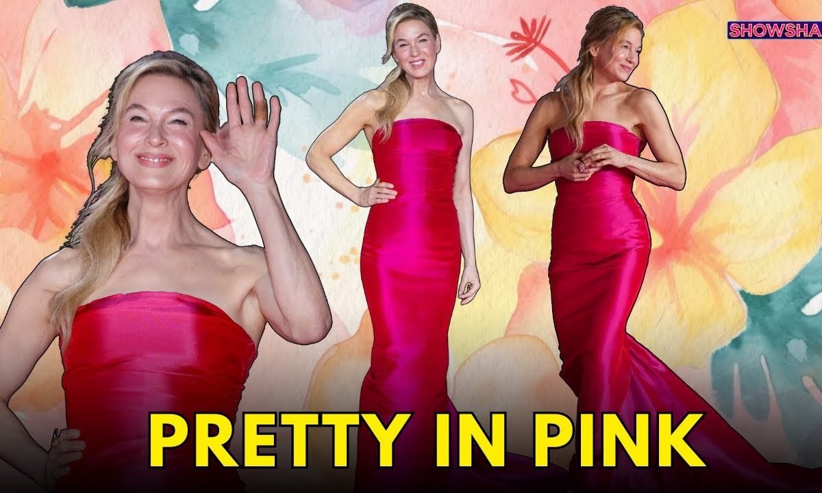Renée Zellwegers All-Pink Look Takes Centre Stage At The Bridget Jones Premiere | N18G