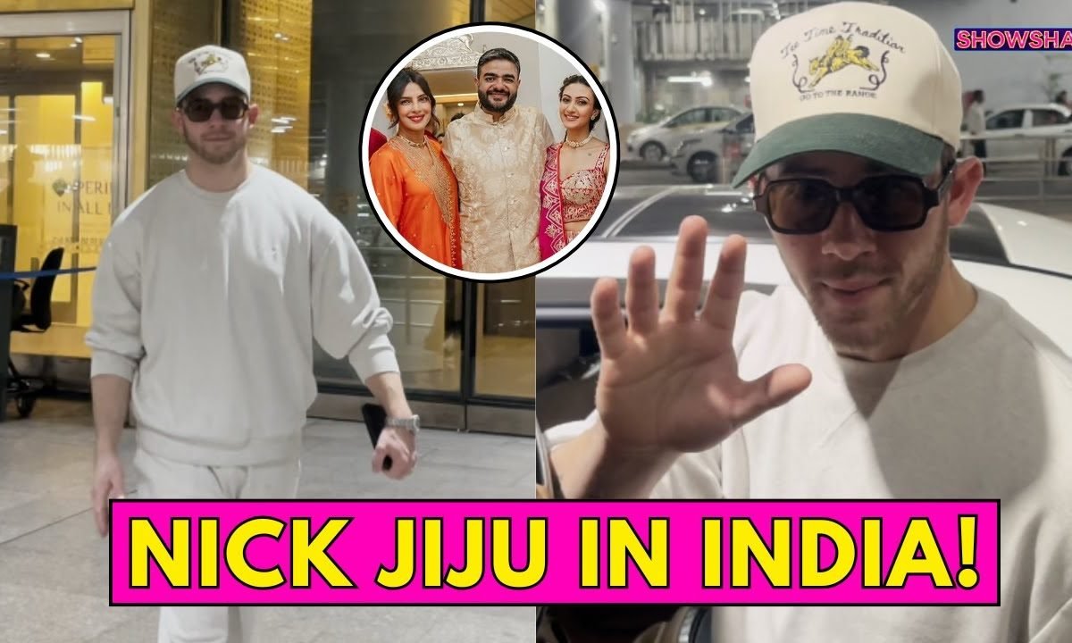Nick Jones Arrives In Mumbai To Join Priyanka Chopra & Malti Marie For Siddharth Chopras Wedding