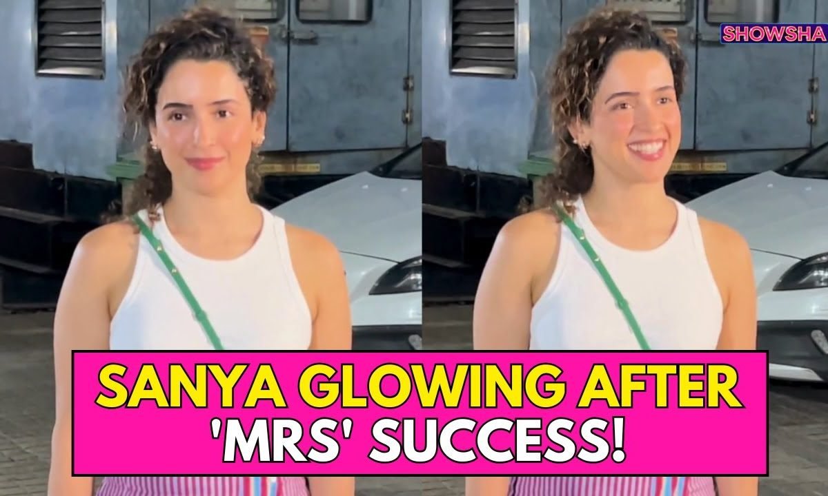 Sanya Malhotra Radiates Happiness As Her Film Mrs Garners Rave Reviews From Fans & Critics | WATCH