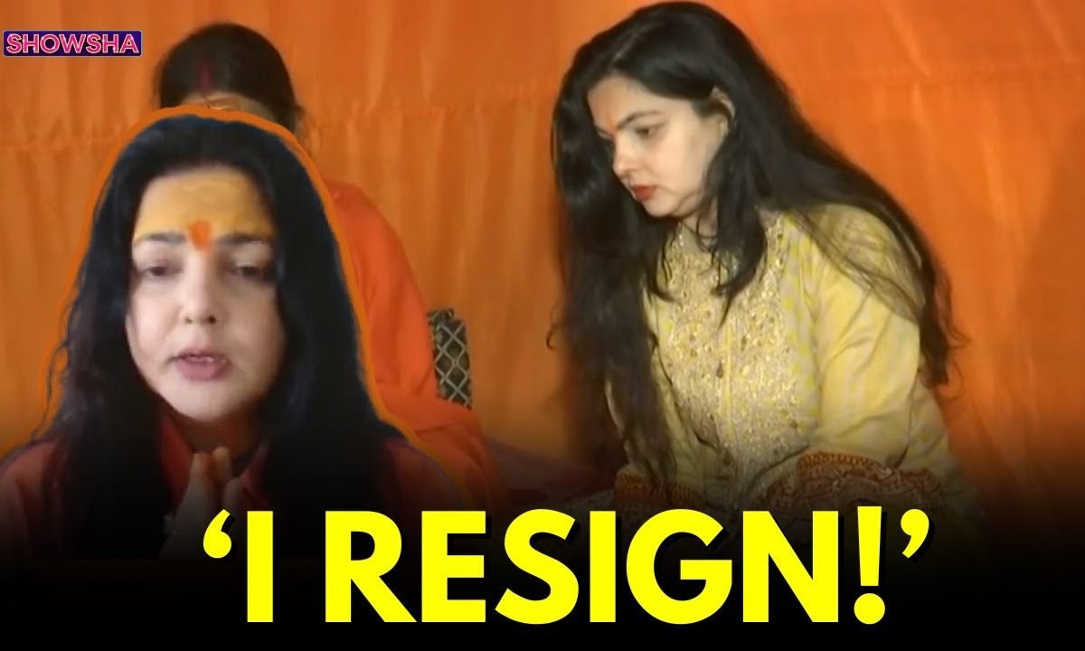 Mamta Kulkarni Resigns From The Post Of Mahamandleshwar Of Kinnar Akhada After 2 Weeks | WATCH