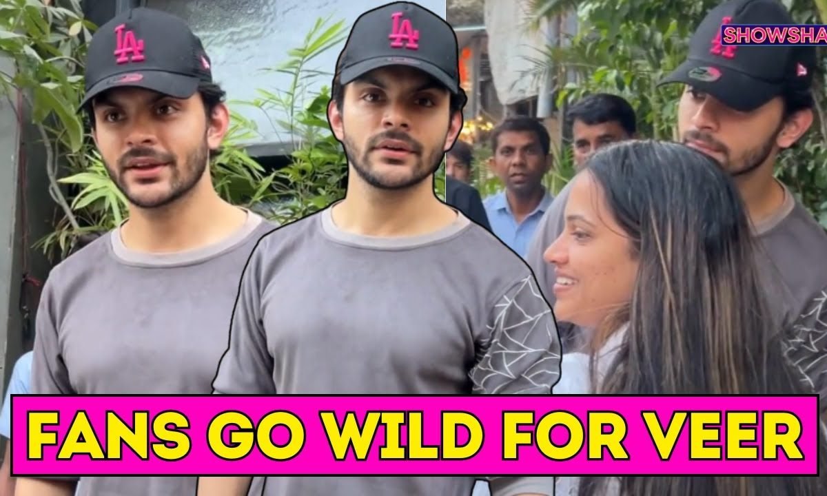Veer Pahariya, The Newest Heartthrob In Town, Gets Swarmed By Fans For Selfies | WATCH