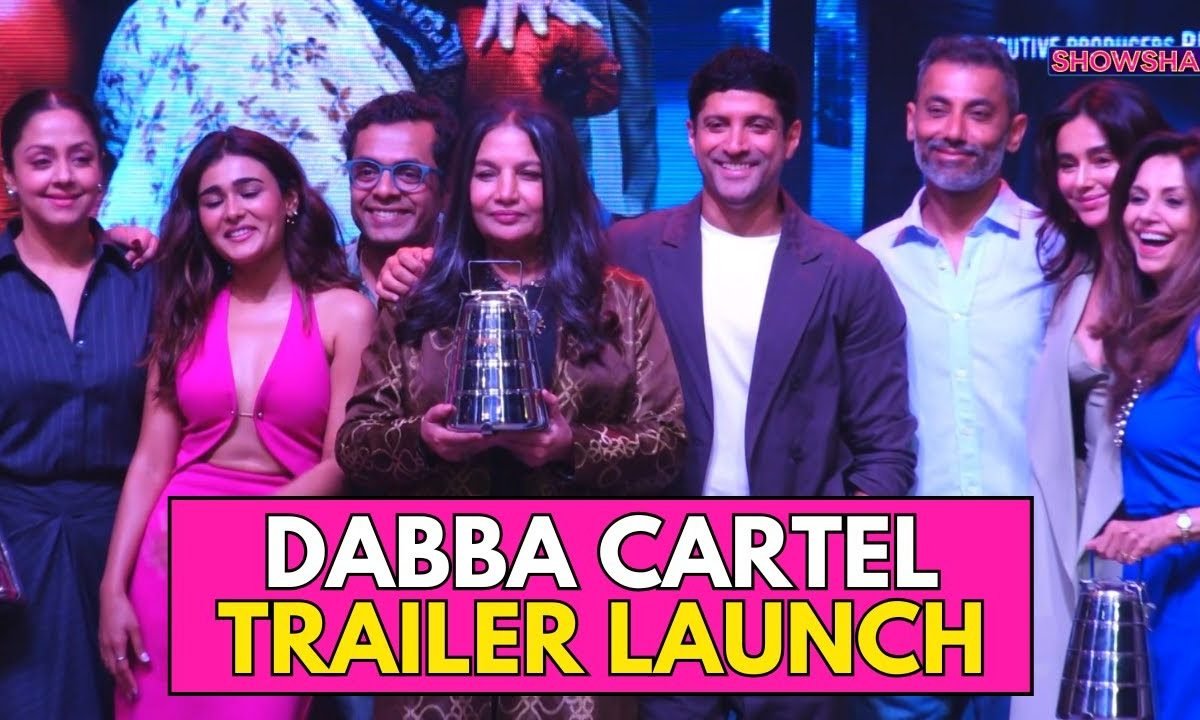 Farhan Akhtar Joins Shabana Azmi, Jyothika At The Trailer Launch Of Dabba Cartel | WATCH