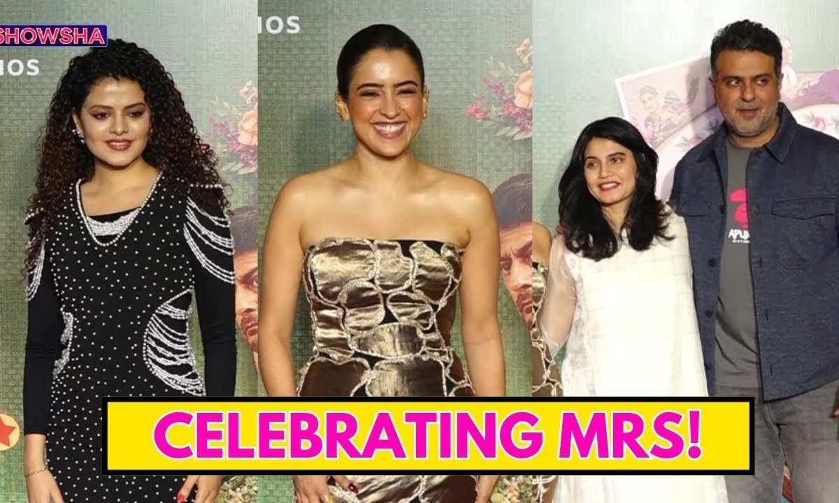 Sanya Malhotra, Palak Muchhal & Many MORE Celebs Attend Mrs Success Party | WATCH