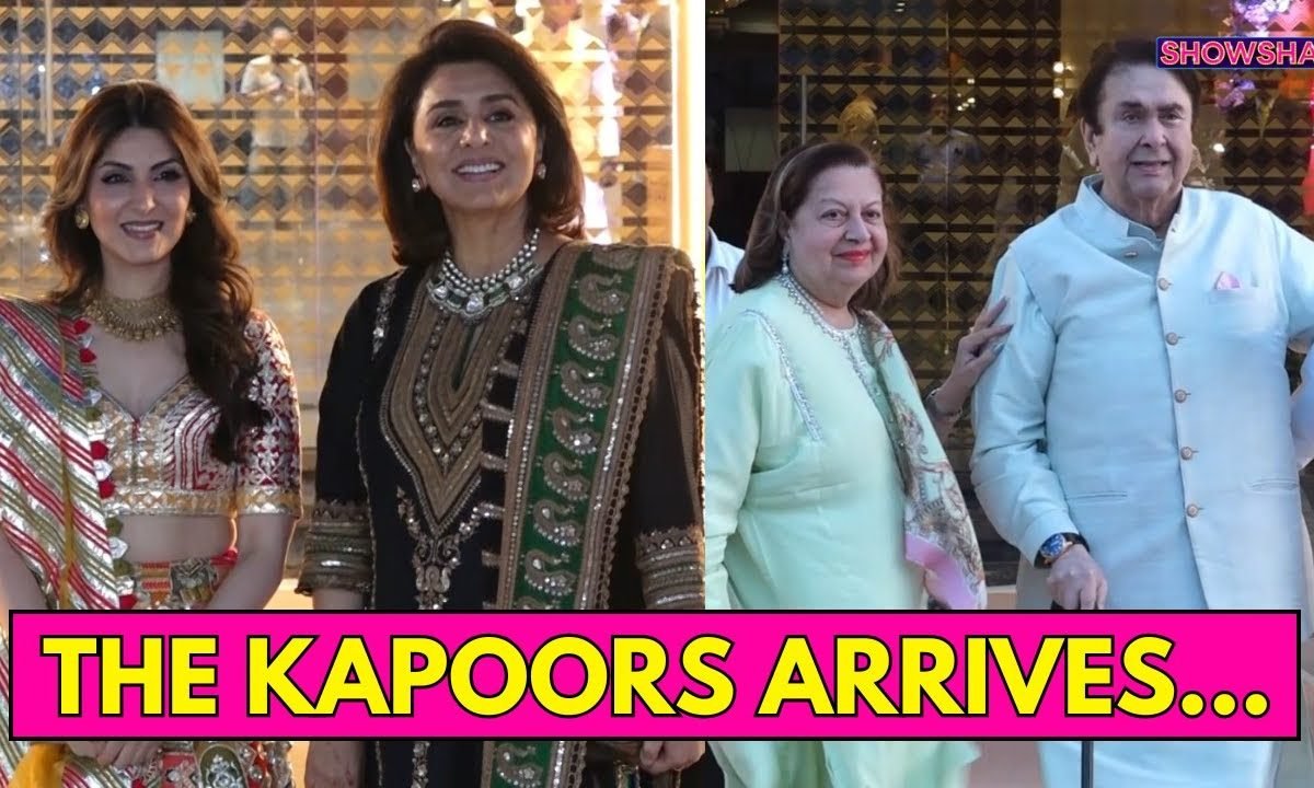 Neetu Kapoor, Riddhima Kapoor, Randhir Kapoor Arrive For Aadar Jain-Alekha Advanis Mehendi Ceremony