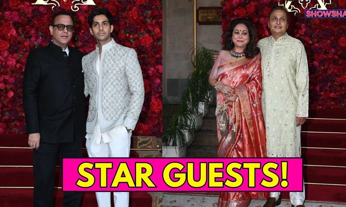 Agastya Nanda, Nikhil Nanda, Anil Ambani, Tina Ambani Arrive For Aadar Jain-Alekha Advanis Wedding
