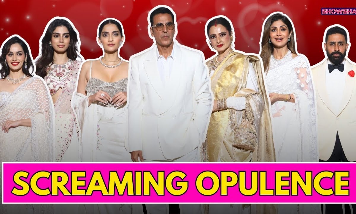 Akshay Kumar, Shilpa Shetty, Rekha, Sonam Kapoor & MORE Dazzled In Ivory Glam At A Mumbai Event