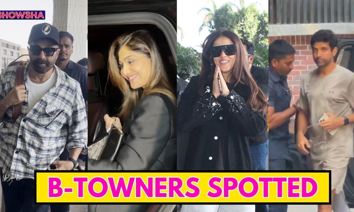 Sunny Deol, Farhan Akhtar, Shilpa Shetty, Genelia DSouza & Other B-Towners Spotted In The City