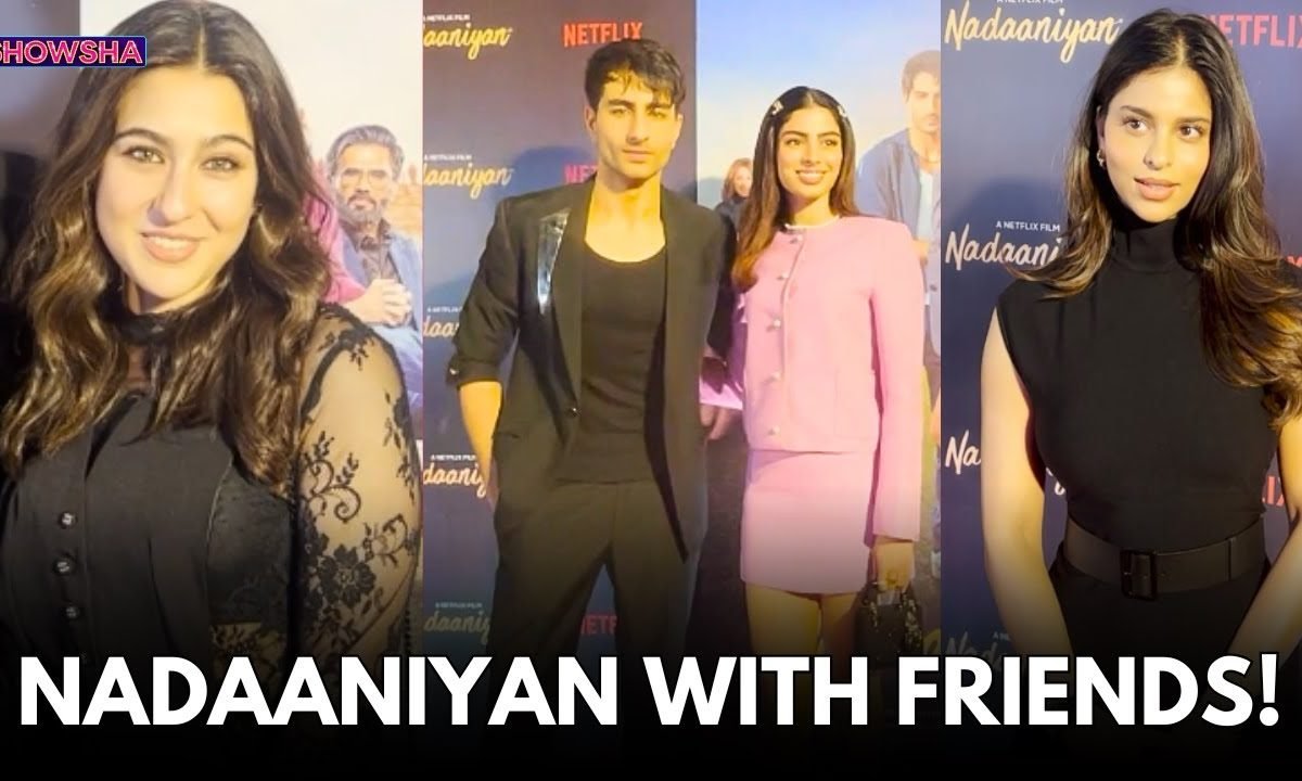 Suhana Khan, Rekha, Sara Ali Khan Show Up At Nadaaniyan Screening To Support Ibrahim & Khushi