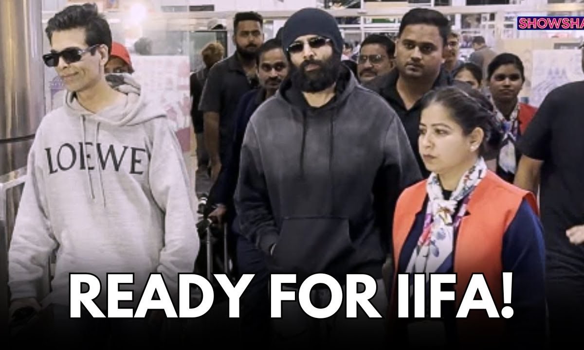 Kartik Aaryan & Karan Johar Arrive In Style For IIFA 2025 | WATCH