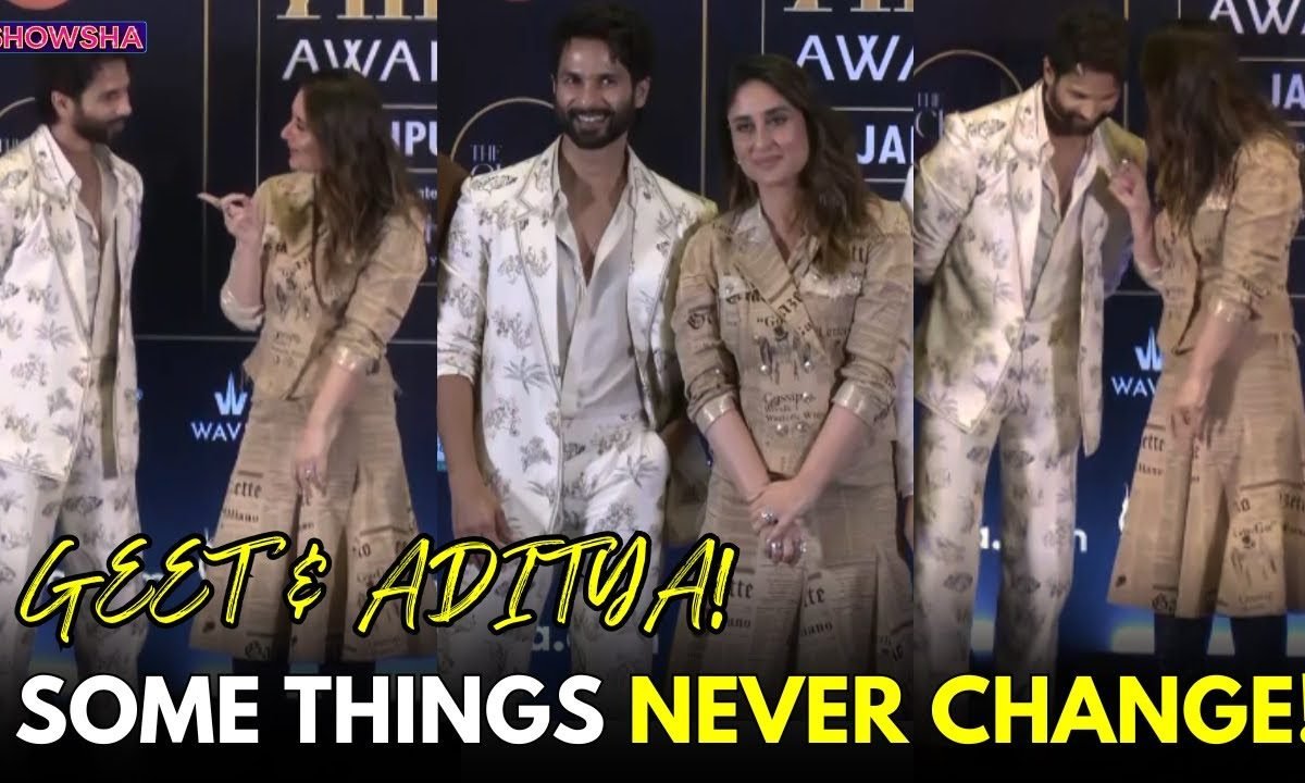 Kareena Kapoor Khan Just Cannot Stop Talking As She Catches Up With Shahid Kapoor AT IIFA | WATCH