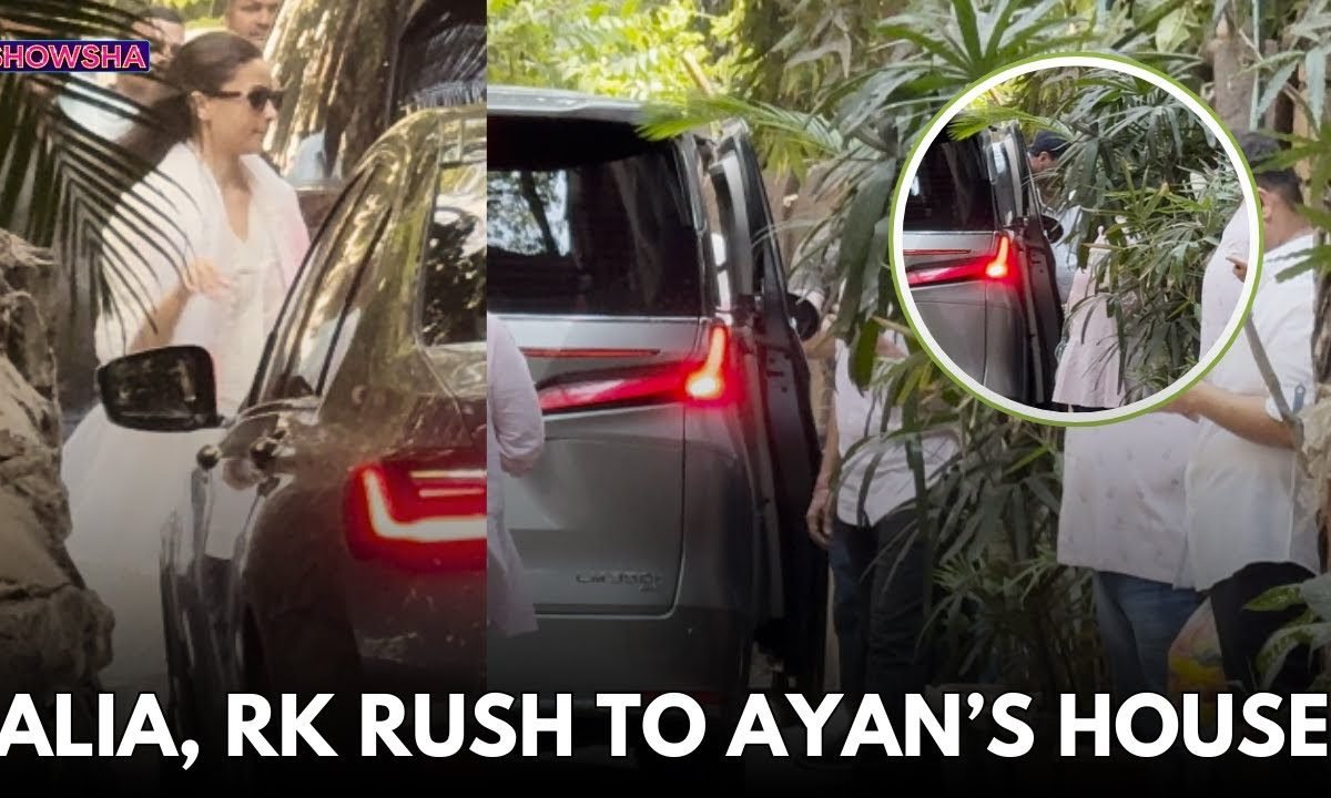 Ranbir Kapoor & Alia Bhatt Rush To Ayan Mukerjis House From Alibaug For His Fathers Last Rites
