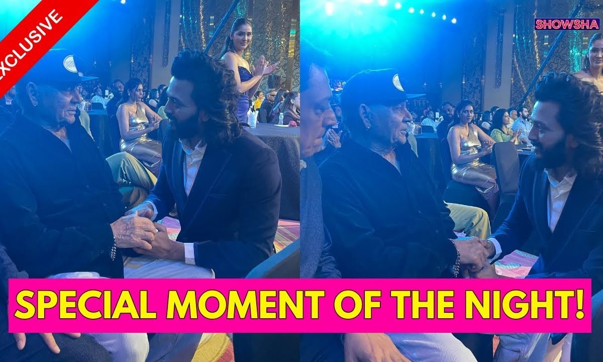 Riteish Deshmukh & Salim Khan Share A Heartfelt Moment At News18 Showsha Reel Awards 2025 | WATCH