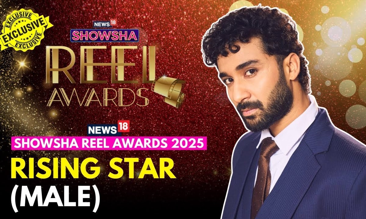 Raghav Juyal Goes Slo Mo As He Wins Rising Star (Male) Award At Showsha Reel Awards 2025 | WATCH