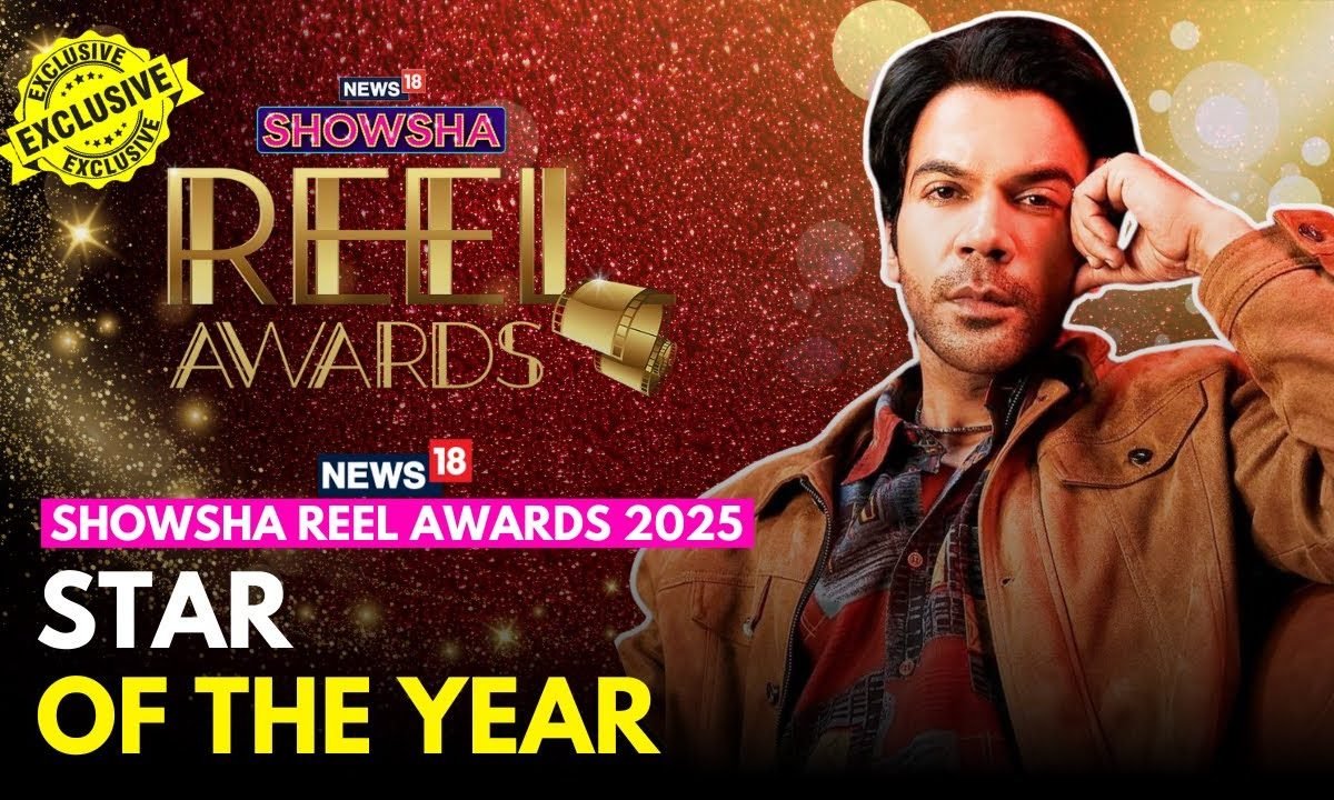 RajKummar Rao Wins Star Of The Year At Showsha Reel Awards 2025 | WATCH