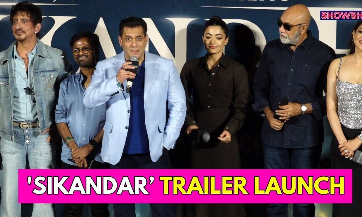 Salman Khan, Rashmika Mandanna, Sathyaraj & MORE Grace The Trailer Launch Of Sikandar’ | WATCH