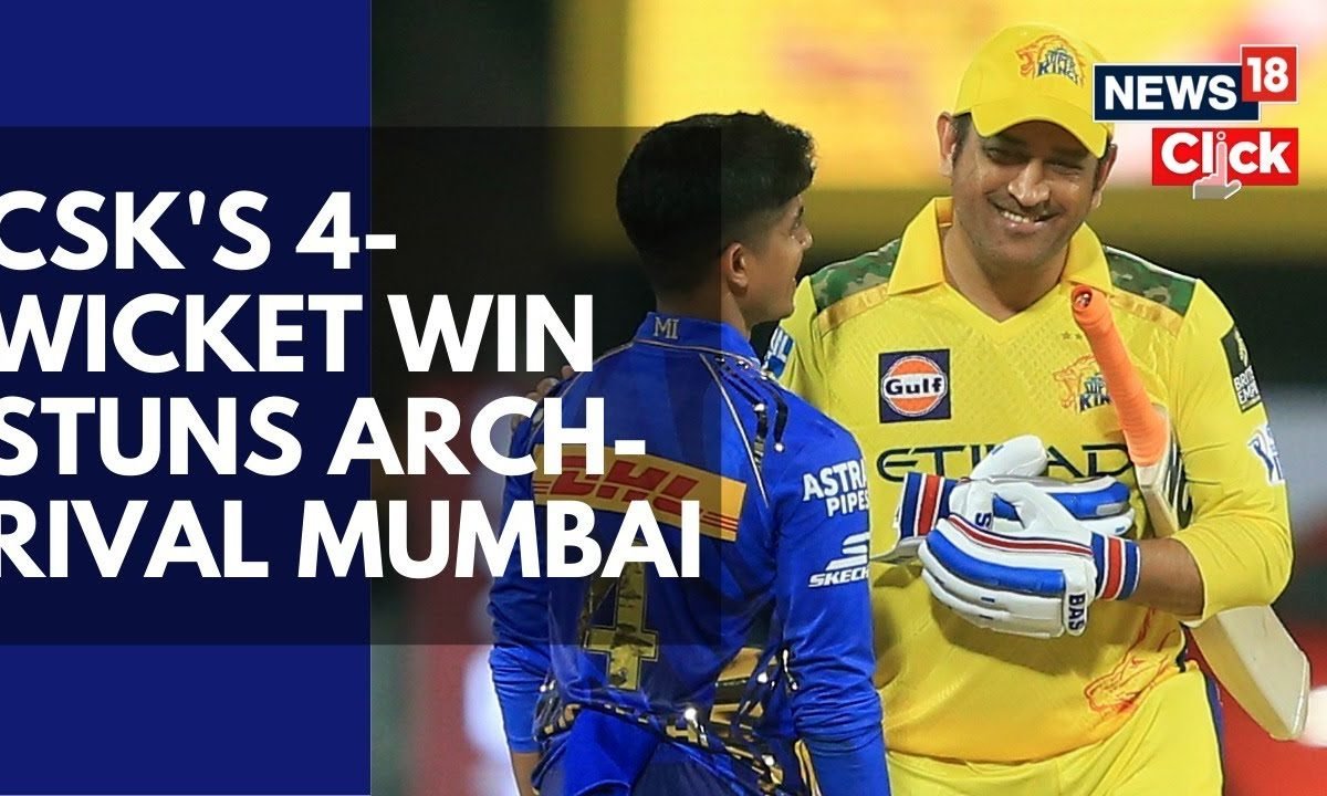 CSK VS MI: Dhonis Men STUN Mumbai Indians! | 4-Wicket Thriller | IPL 2025 Highlights | IPL 2025