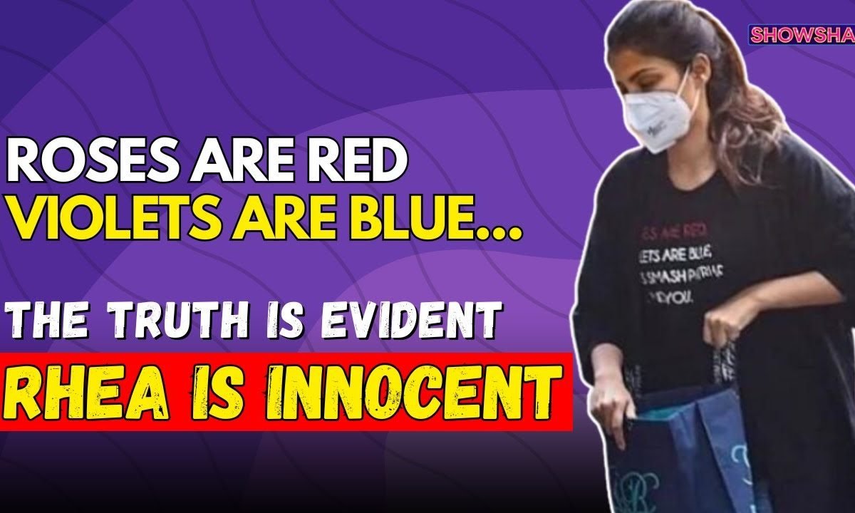 Rhea Chakraborty Stayed Silent But Her T-Shirts Spoke Volumes During SSR Death Investigation