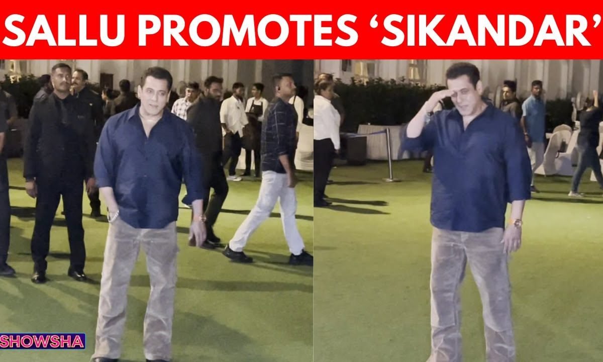 Salman Khan Steals The Spotlight With His Signature Swag During Sikandar Promotions | WATCH