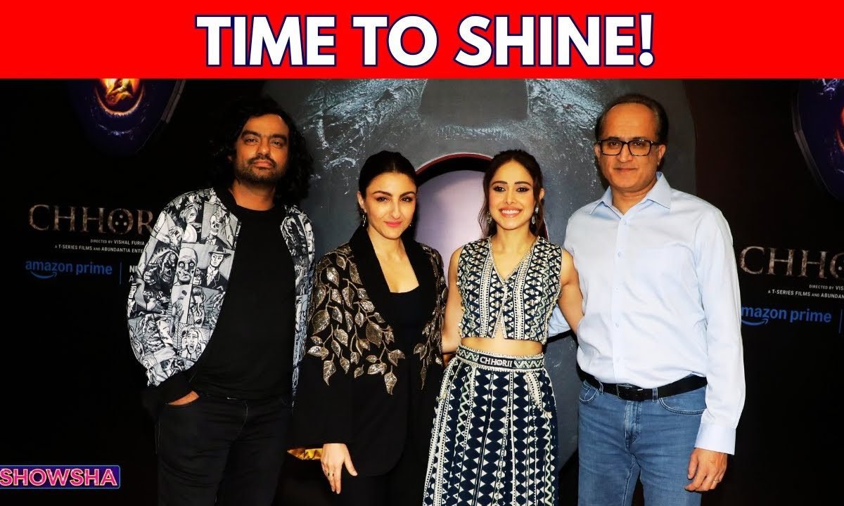 Soha Ali Khan & Nushrratt Bharuccha Promote Chhorii 2 In Mumbai | WATCH