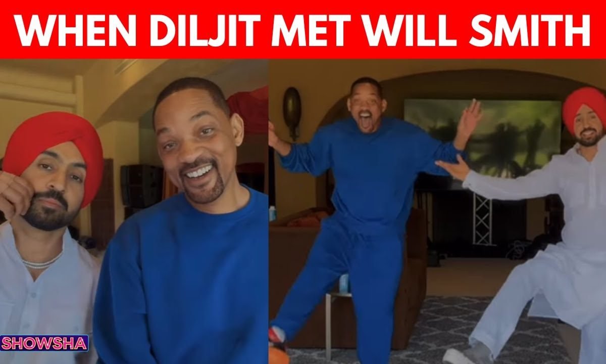 Diljit Dosanjh Teaches Bhangra To Hollywood Legend Will Smith; Internet Is Obsessed