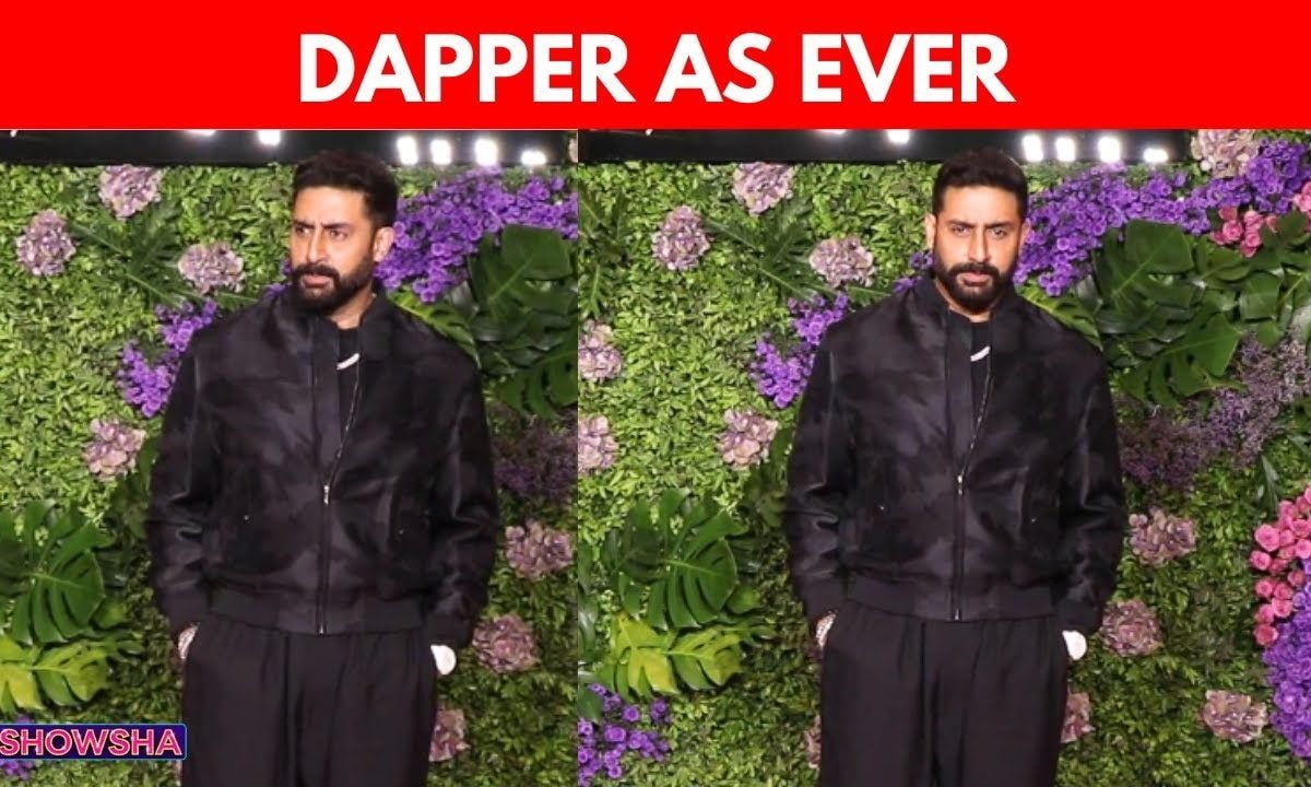 Abhishek Bachchan Brings His Signature Swag In An All-Black Fit | WATCH