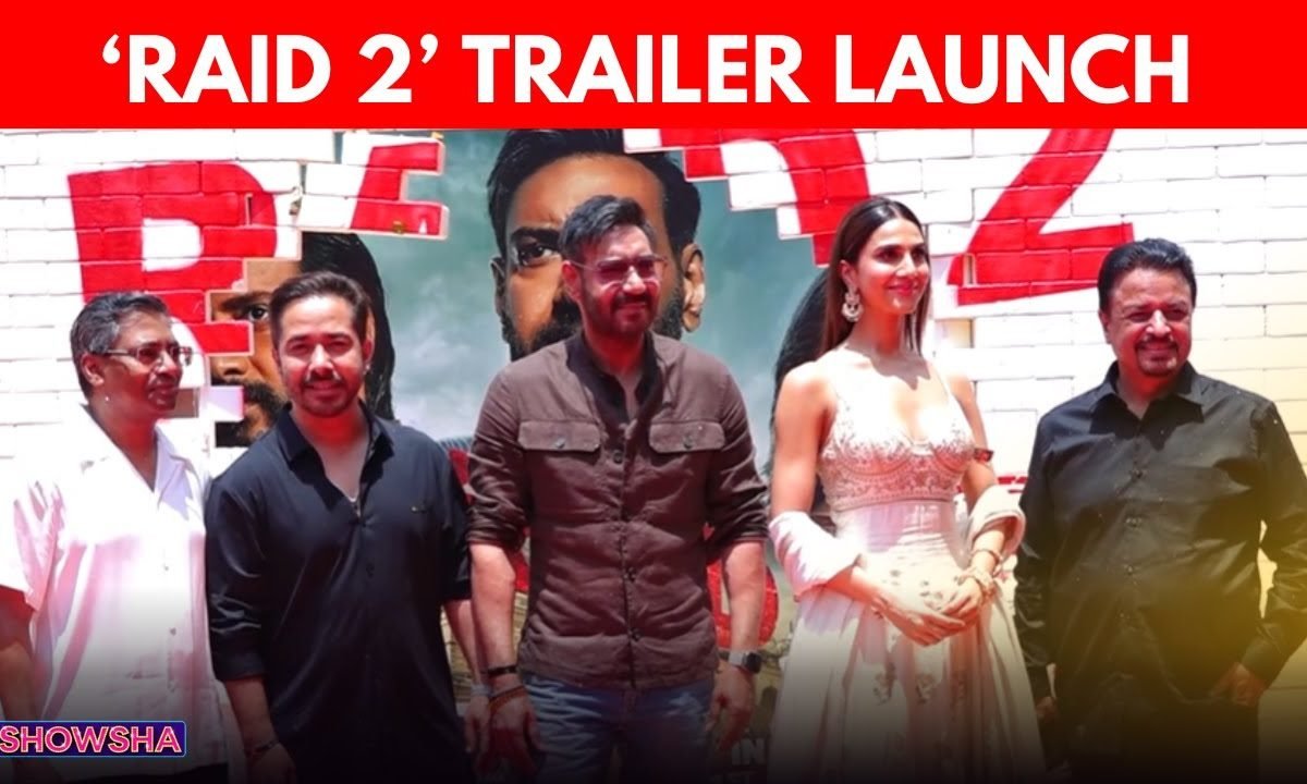 Ajay Devgan, Vaani Kapoor, Raj Kumar Gupta & Saurabh Sukhla Grace Raid 2 Trailer Launch | WATCH