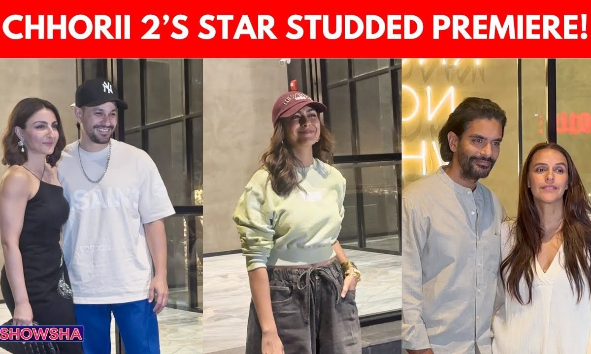 Nushrratt Bharuccha, Mrunal Thakur, Neha Dhupia & MORE Turn Up To Support Chhorii 2 I WATCH