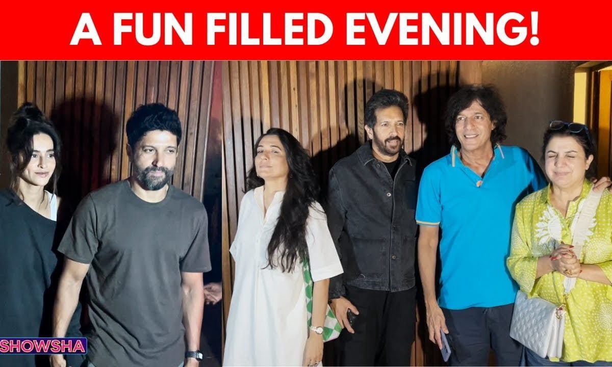 Farah Khan, Chunky Panday & Farhan Akhtar Spotted Enjoying A Fun-Filled Evening I WATCH