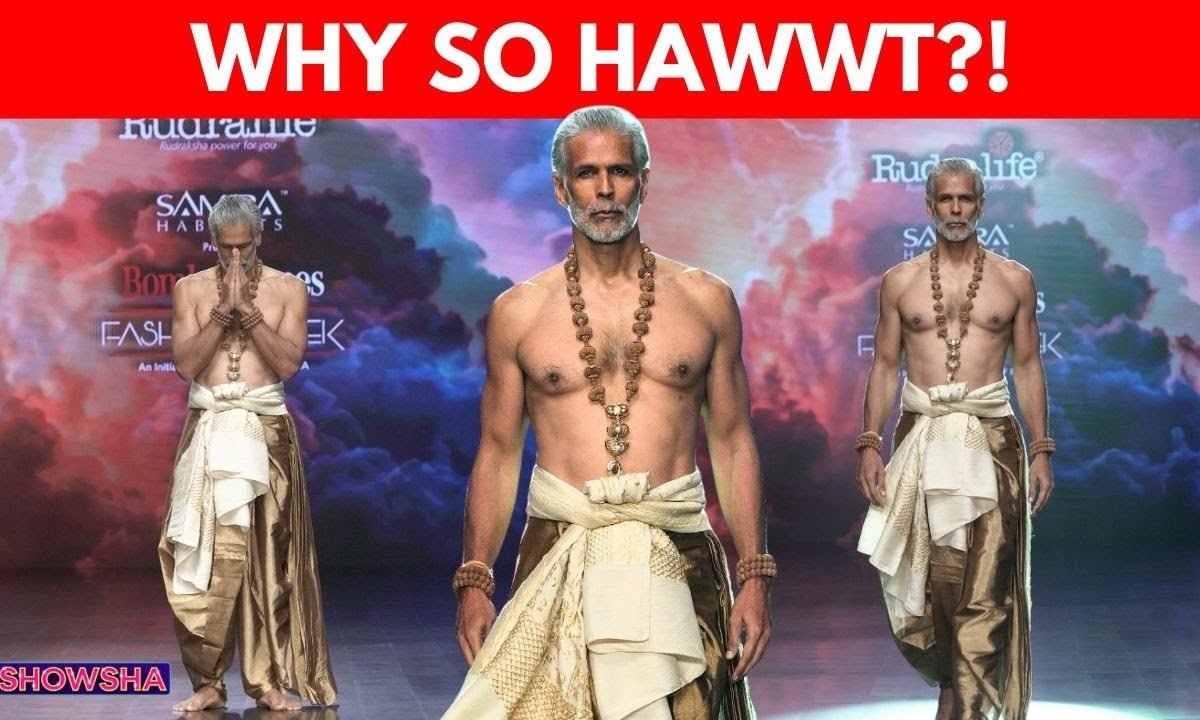 Milind Soman Turns The Heat Up As He Walks The Ramp For Rudralife | WATCH