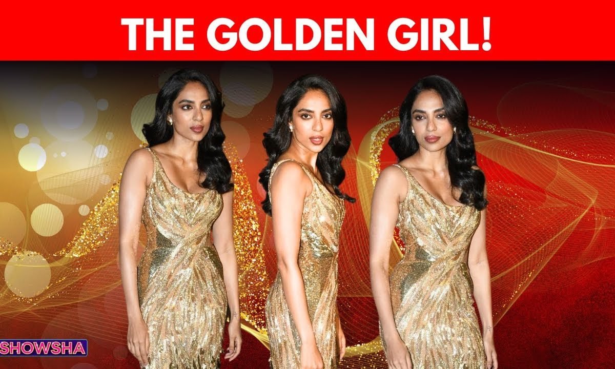 Sobhita Dhulipala Channels Old Hollywood Glam In A Stunning Golden Gown | WATCH