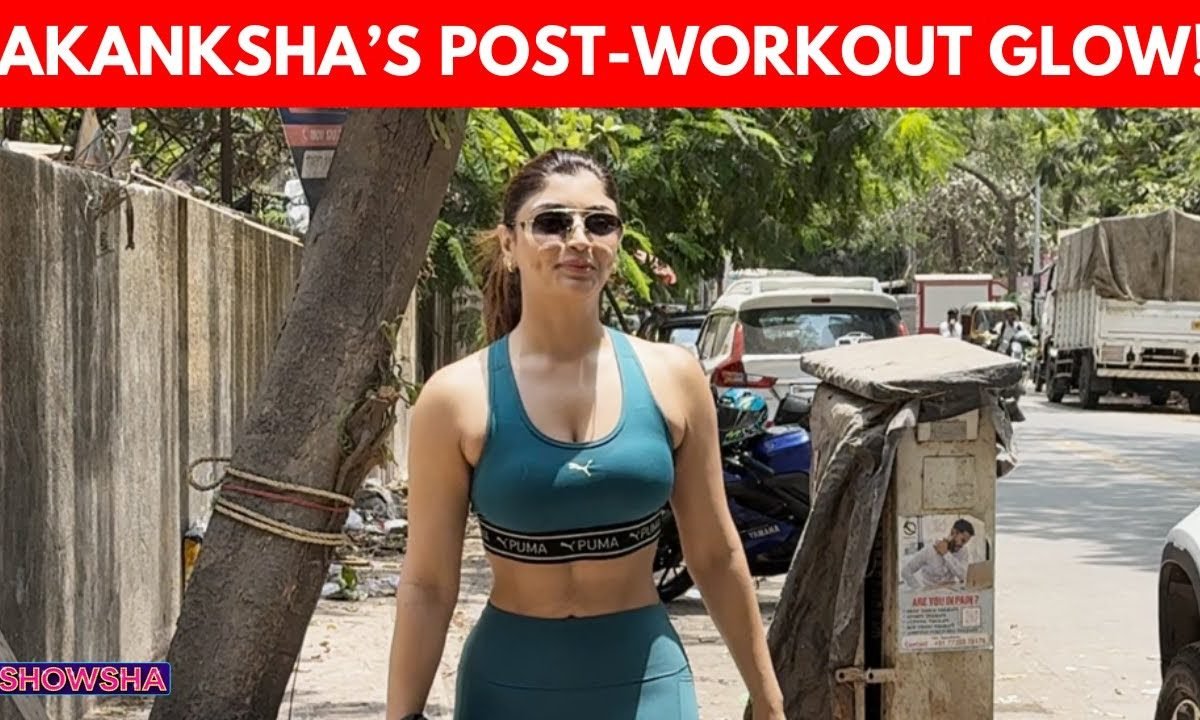 Actress Akanksha Puri Spotted In The City Post Her Gym Session | Celebrity Sighting