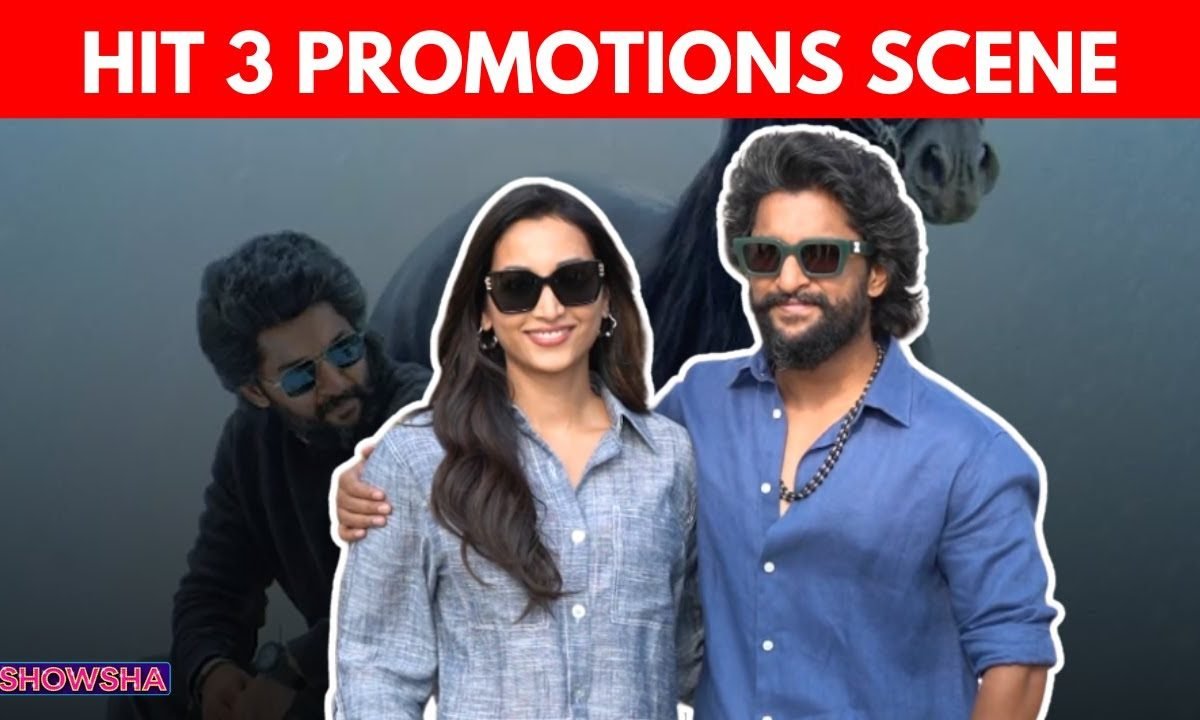 Nani Promotes Upcoming Pan-India Movie Hit 3 With Srinidhi Shetty In Mumbai | WATCH