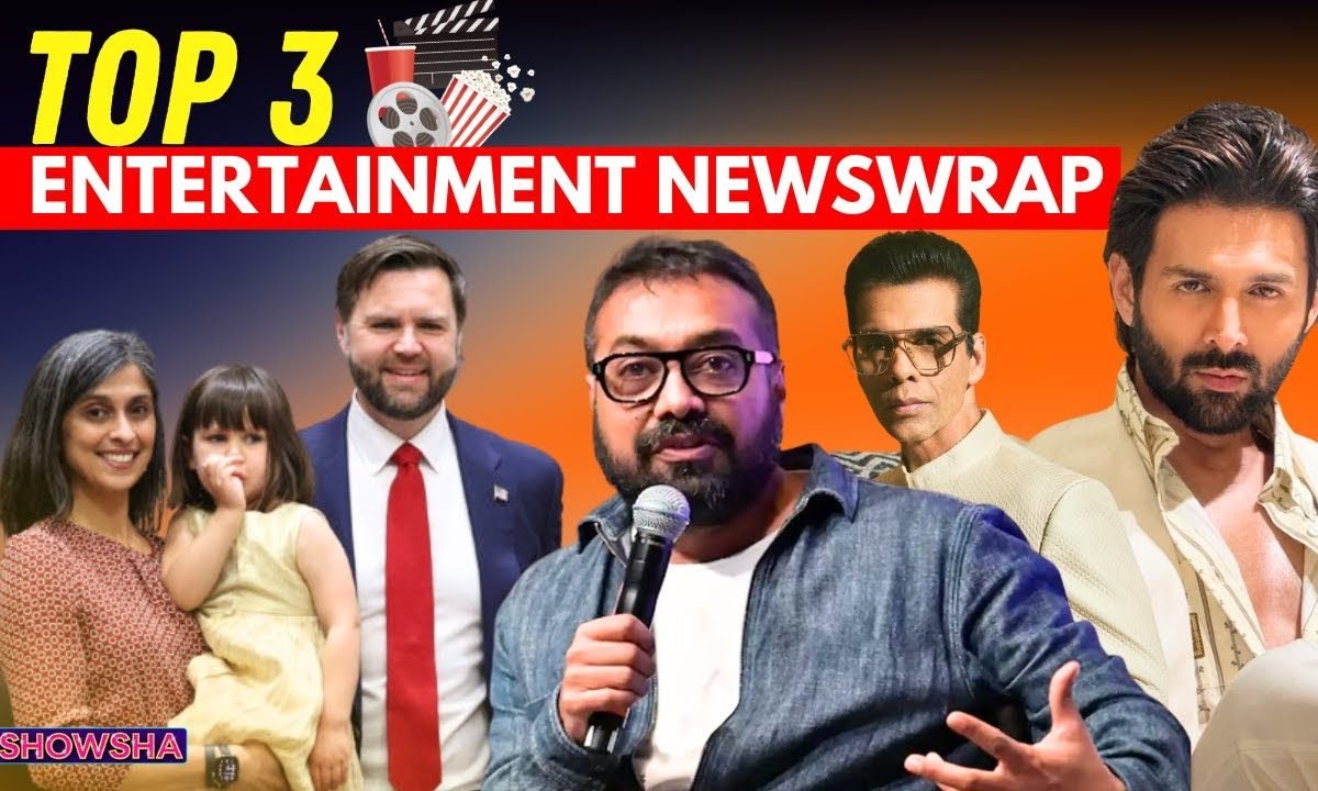Usha Vance’s Andhra Roots | Anurag Kashyap’s Apology & Kartik Aaryan’s New Naag Look | ENT Newswrap