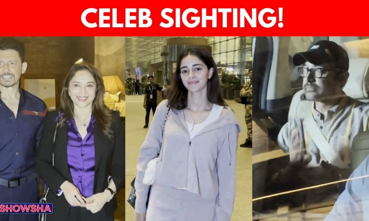 Ananya Panday, Aamir Khan & Madhuri Dixit Seen Out And About In Mumbai | WATCH