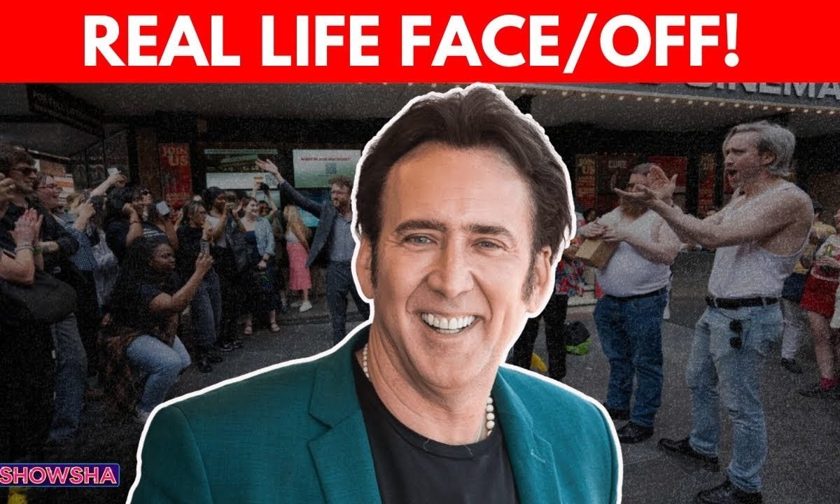 Nicolas Cage Lookalikes Assemble In London To Celebrate His New Film The Surfer I WATCH I N18G