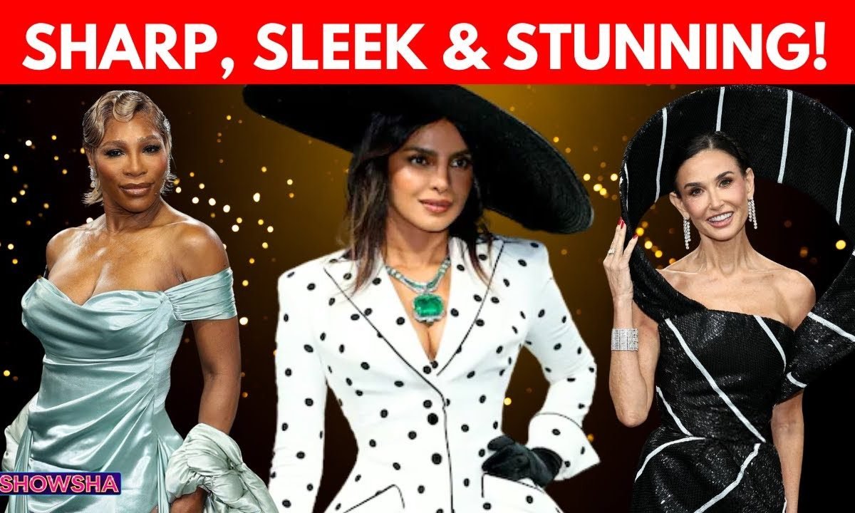 Priyanka Chopra Jonas, Serena Williams & Demi Moore Stun In Dandy-Inspired Designs At The Met; N18G