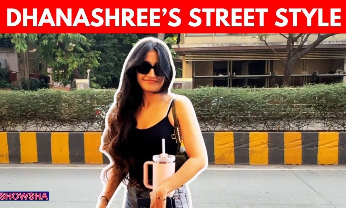 Dhanashree Verma Spotted in Bandra in Casual Chic Look
