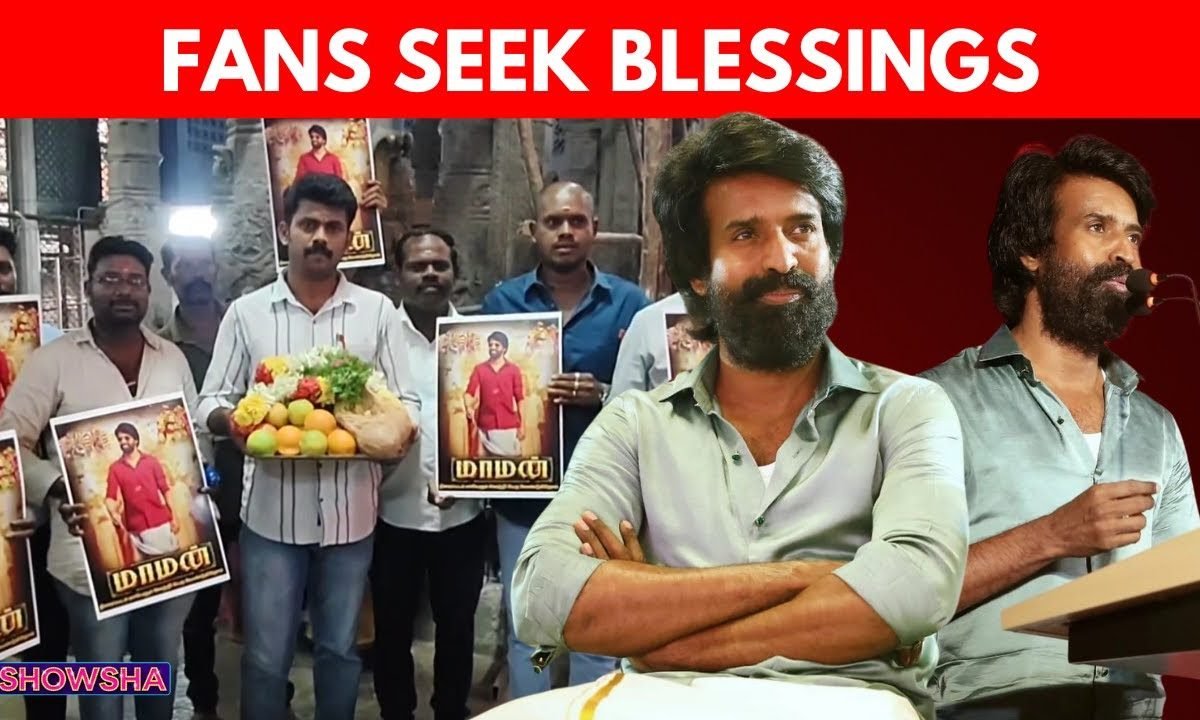 Tamil Star Soori’s Fans Seek Divine Blessings At Madurai’s Famous Temple As ‘Maaman’ Hits Theatres
