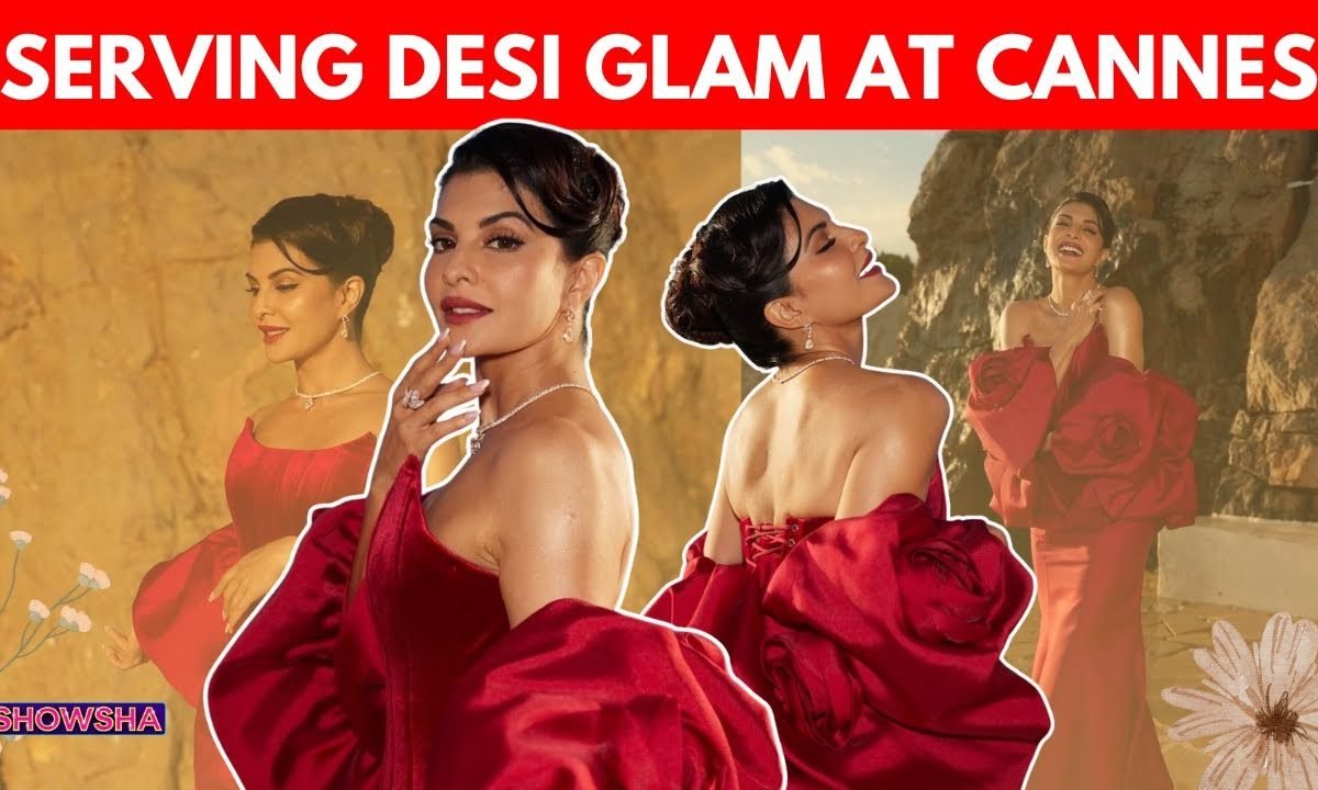 Jacqueline Fernandez Brings Hollywood Glam To Cannes Women In Cinema Gala In Fiery Red Gown | WATCH