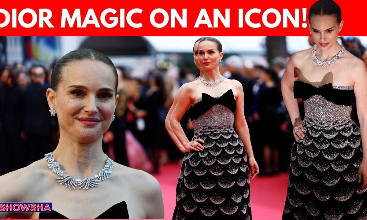 Natalie Portman Wows At Cannes In Dior Gown Inspired By 1951 Haute Couture Mexico Look | WATCH; N18G