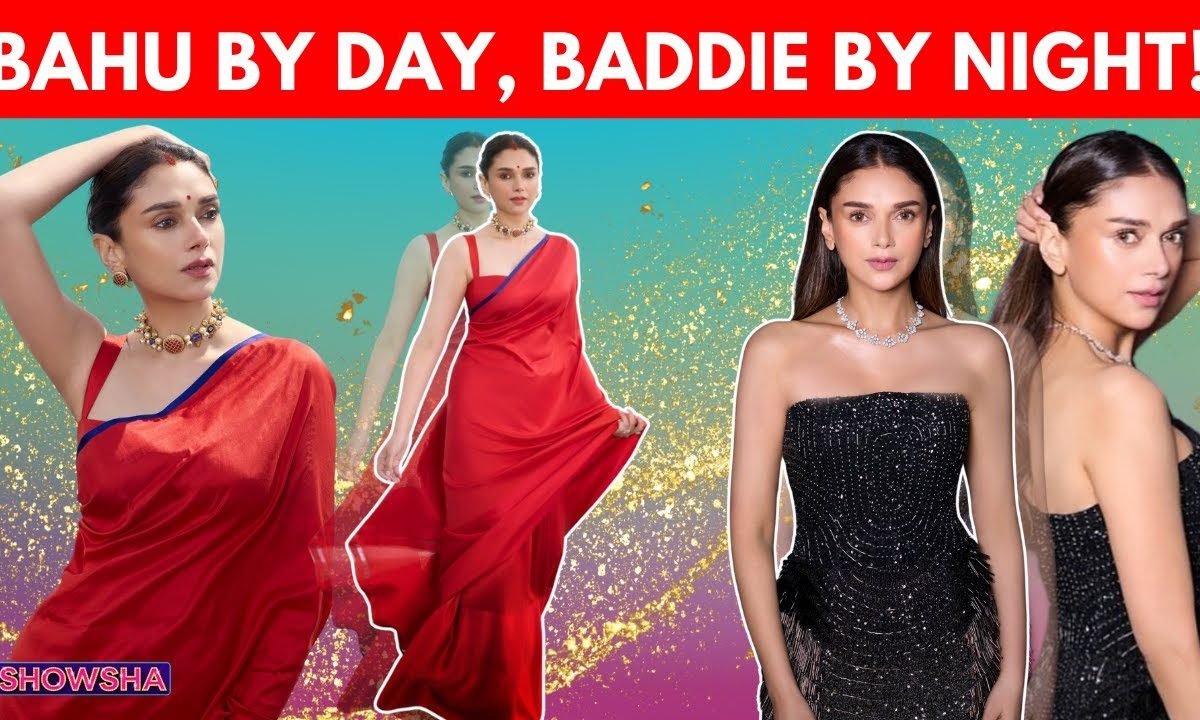 Aditi Rao Hydari Turns Sanskari Bahu In Sindoor One Moment, Sassy Baddie The Next At Cannes 2025