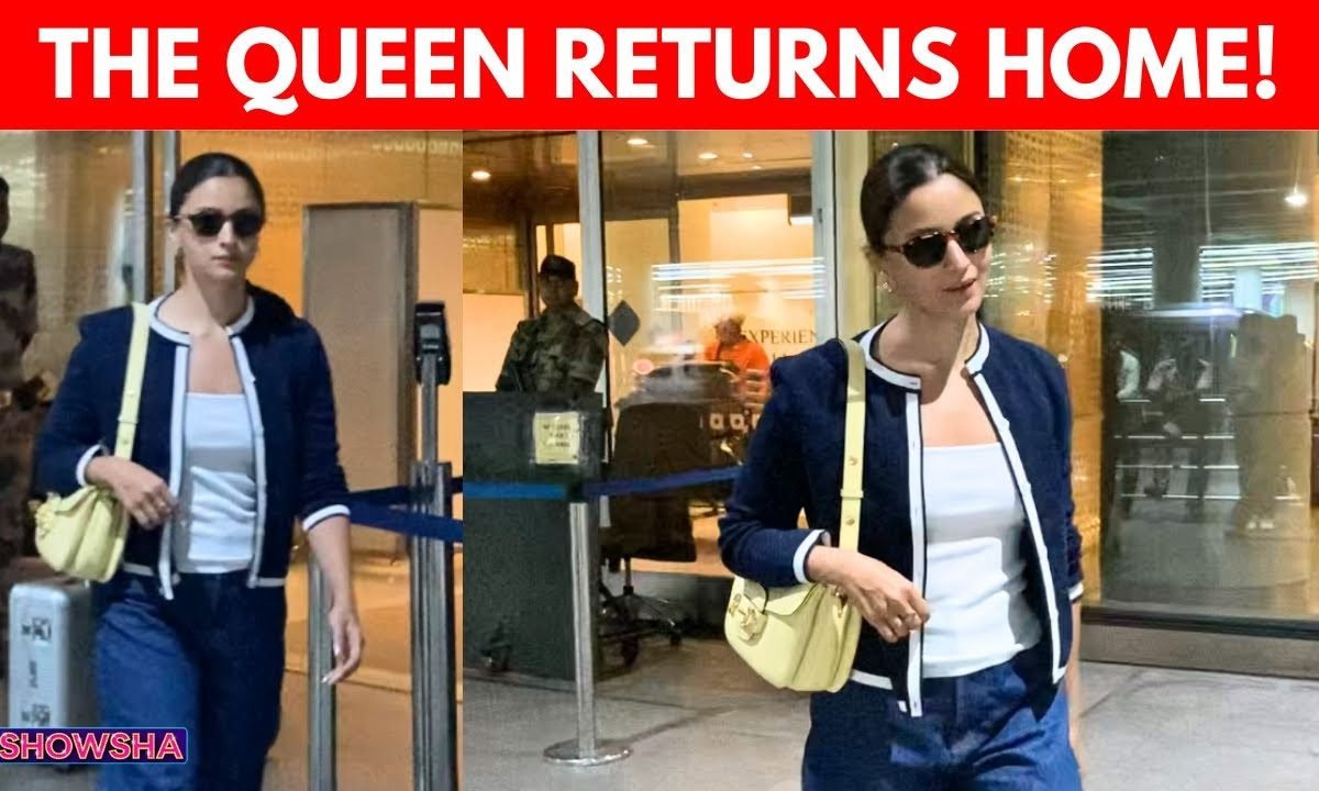 Alia Bhatt Rocks Her Casual Fit As She Returns To Mumbai After Attending Cannes 2025 I WATCH