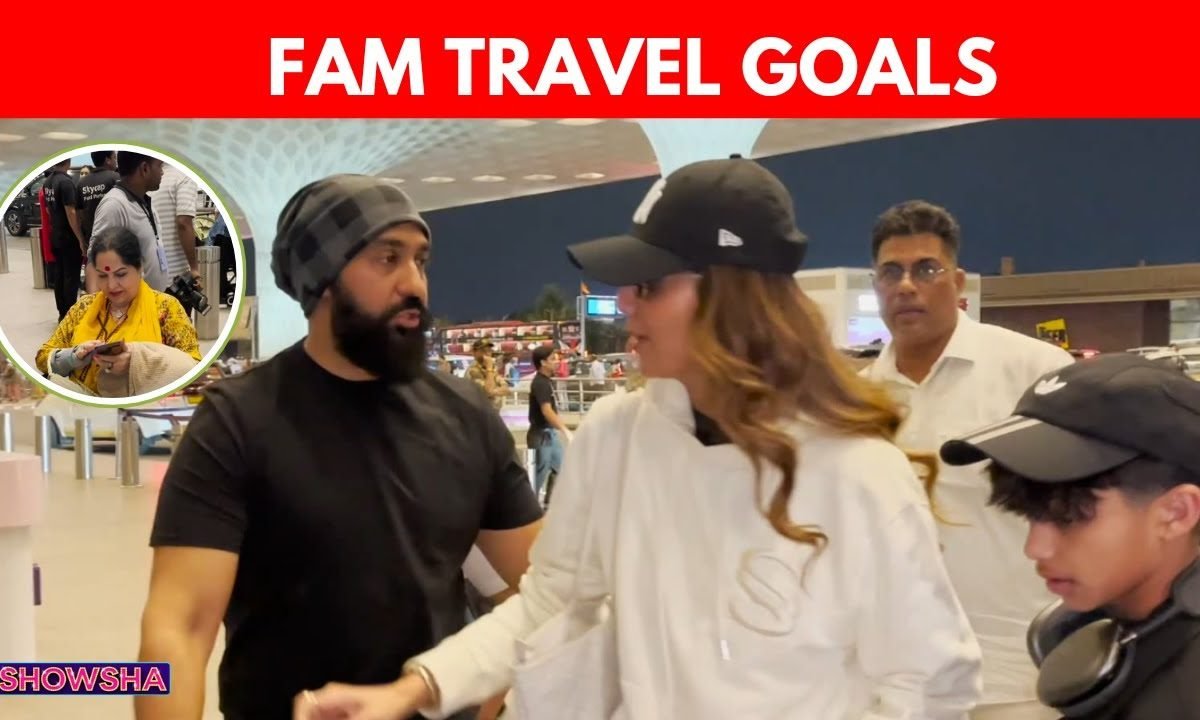 Shilpa Shetty Flies Out Of Mumbai With Kids, Sister Shamita & Mom Sunanda; Raj Kundra Sees Them Off