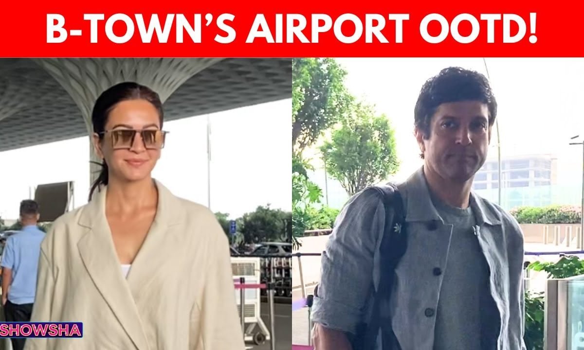 Farhan Akhtar & Kriti Kharbanda Give Major Summer Fashion Goals As They Get Clicked At The Airport