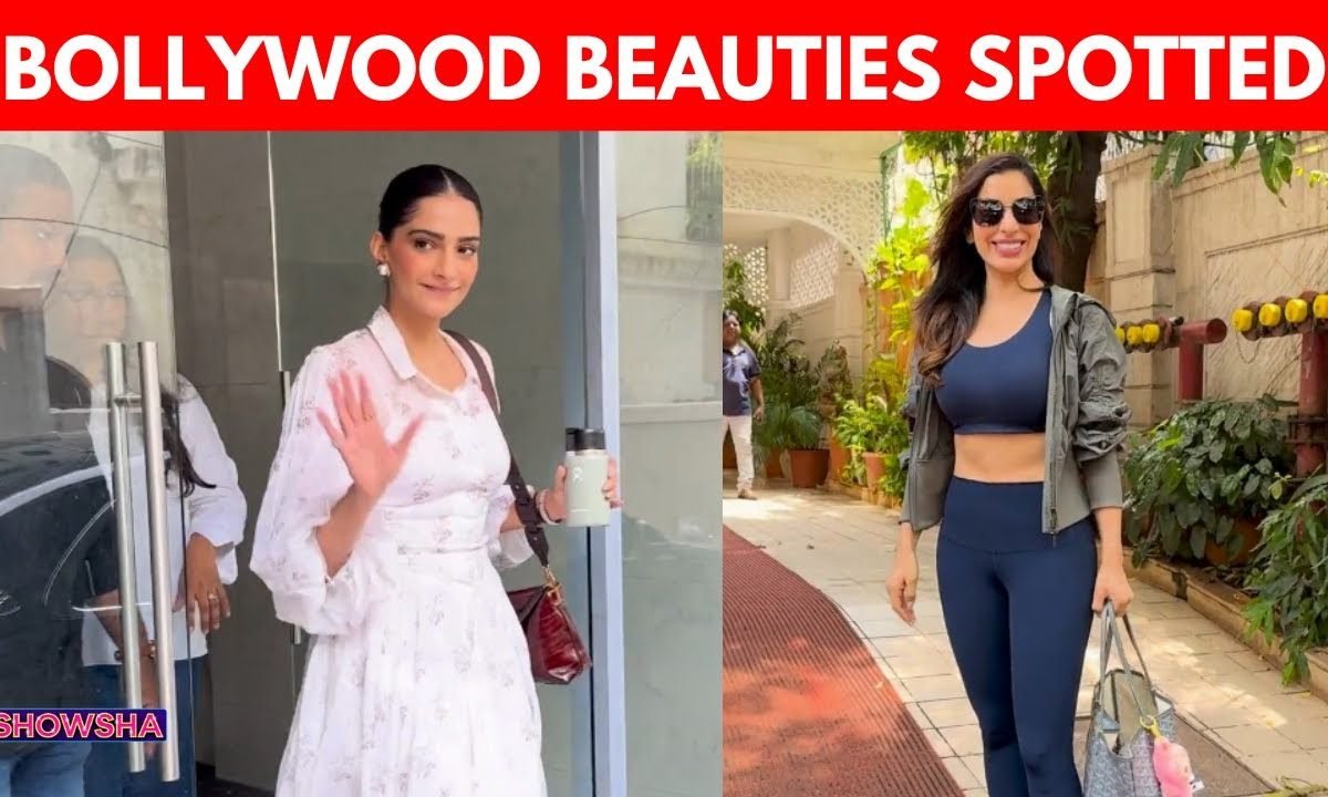 Sonam Kapoor & Sophie Choudry Turn Heads With Their Chic Street Style | WATCH